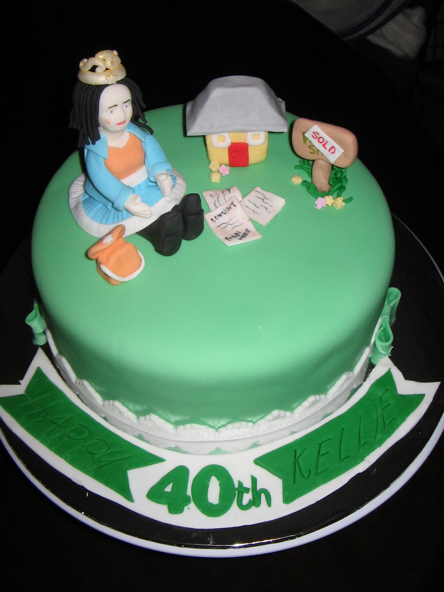 40th birthday cake topper by suzy q designs ...